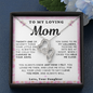 My Loving Mom Necklace - From Daughter, Mom Daughter Jewelry (m.14.od-1.dh)