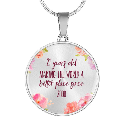 Happy 21st Birthday Gift for teen girl - for Daughter, Niece, Granddaughter, Goddaughter | 21st Birthday Gift