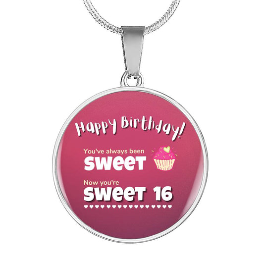 Happy Sweet 16 gift for Girl | 16th Birthday Gift for Daughter | Luxury Necklace Gift Parent to Daughter | Happy Sweet 16 gift for Niece / Goddaughter