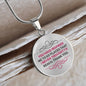 Mentor Necklace - You've Inspired Me To Go Places That I Never Thought I'd Reach