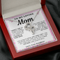My Loving Mom Necklace - From Daughter, Mom Daughter Jewelry (m.14.od-1.dh)