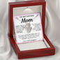 My Loving Mom Necklace - From Daughter, Mom Daughter Jewelry (m.14.od-1.dh)