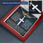 To My Boyfriend - I will never stop loving you - Cross Necklace