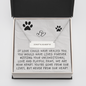 Pet Remembrance Horizontal Bar Coordinates Necklace - If love could have healed you
