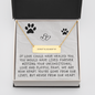 Pet Remembrance Horizontal Bar Coordinates Necklace - If love could have healed you