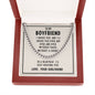 To My Boyfriend Cuban Link Chain - I Choose You