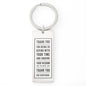 Mentor Gift Engraved Keychain - Supervisor Gift | Uncle, Godfather, New Job, Moving Away, Retirement