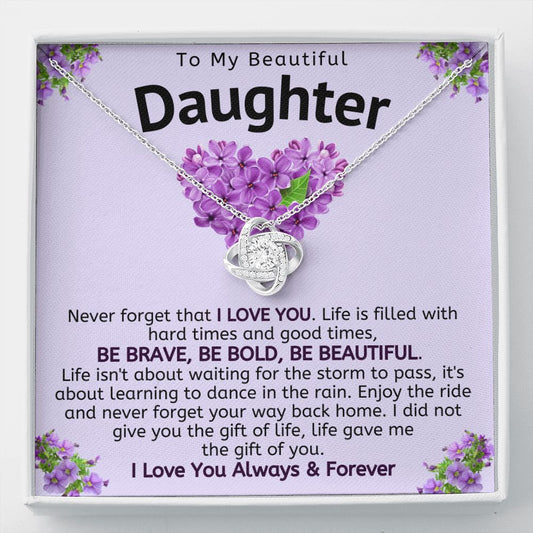 Bonus Daughter Be Brave, Be Bold, Be Beautiful Necklace (bd.002.lk)