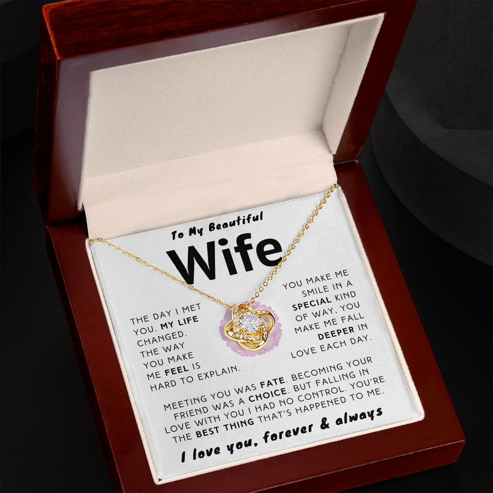 Beautiful Wife Necklace - My Life Changed (189.lk.026-1)