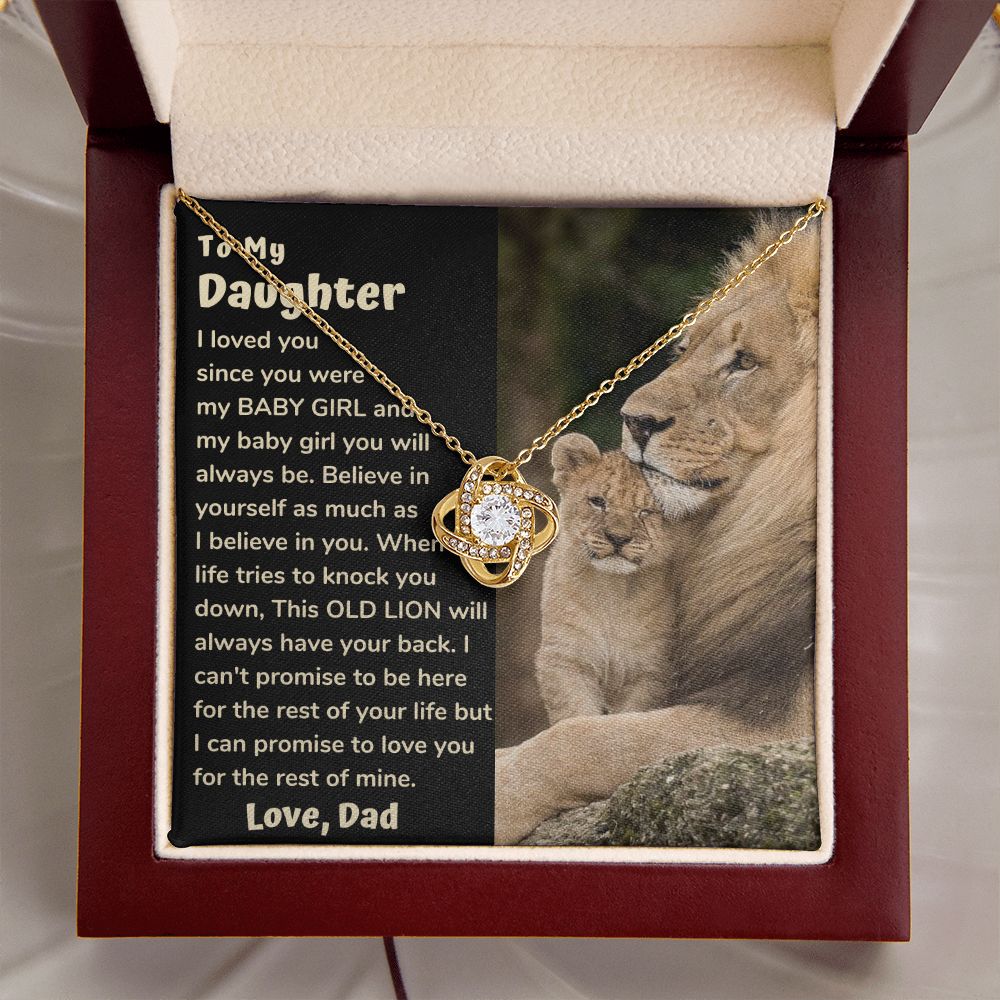 To My Daughter Necklace - Always Have Your Back