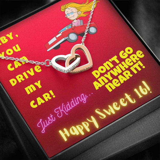 Happy Sweet 16 gift for Daughter | 16th Birthday Gift for Daughter | Necklace for Daughter | Necklace from Mom to Daughter