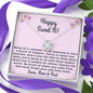Happy Sweet 16 daughter - awesome time | 16th Birthday Gift for Daughter - Happy Sweet 16 gift | Necklace for Daughter | Parents to Daughter Gift