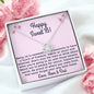 Happy Sweet 16 daughter - awesome time | 16th Birthday Gift for Daughter - Happy Sweet 16 gift | Necklace for Daughter | Parents to Daughter Gift