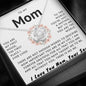 To My Mom You Are My First House Necklace (m.004.lk)