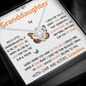My Granddaughter Necklace - My Heart Will Always Belong To You (162.lk.325)