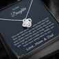 To Our Daughter Necklace | Life is tough, so are you | Necklace for Daughter | Necklace from Parents to Daughter | Daughter necklace
