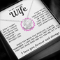 My Amazing Wife Necklace - Hold This Close To Feel My Love (189.lk.006-4)