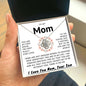 To My Mom You Are My First House Necklace (m.004.lk)