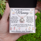 To My Beautiful Mommy Necklace - From Young Daughter (m.015od.lk)