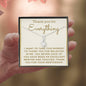Mentor Gift Necklace - You Never Gave Up On Me.