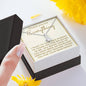 Mentor Gift Necklace - You Never Gave Up On Me.
