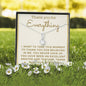 Mentor Gift Necklace - You Never Gave Up On Me.