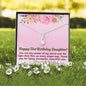 Happy 21st Birthday Gift for Daughter - You are the light - Necklace