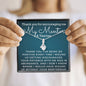 Mentor & Teacher Necklace - Thank you for encouraging me