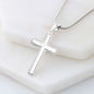 My Lover & Partner in Crime Cross Necklace - I Love You More