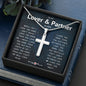 My Lover & Partner in Crime Cross Necklace - I Love You More