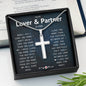 My Lover & Partner in Crime Cross Necklace - I Love You More