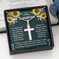Relationship Gifts for Him - Boyfriend, Husband, Partner - Artisan Cross Necklace