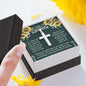 Relationship Gifts for Him - Boyfriend, Husband, Partner - Artisan Cross Necklace