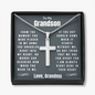Grandson(s) - Snuggled Right In - Cross Necklace (128.ac.0-2)
