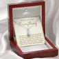 Mentor Gift Necklace - You Never Gave Up On Me.