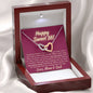 Happy Sweet 16 daughter - face up | 16th Birthday Gift for Daughter - Happy Sweet 16 gift | Necklace for Daughter | Necklace Parents to Daughter