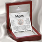 To My Mom You Are My First House Necklace (m.004.lk)