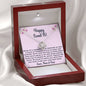 Happy Sweet 16 daughter - awesome time | 16th Birthday Gift for Daughter - Happy Sweet 16 gift | Necklace for Daughter | Parents to Daughter Gift
