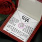 My Amazing Wife Necklace - Hold This Close To Feel My Love (189.lk.006-2)