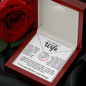 My Beautiful Wife Necklace - Hold This Close To Feel My Love (189.lk.006-3)