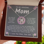My Amazing Mom Necklace - You Are My First Home, Love Your Son (m.006o.lk)