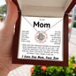 To My Mom You Are My First House Necklace (m.004.lk)