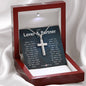 My Lover & Partner in Crime Cross Necklace - I Love You More