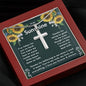 Relationship Gifts for Him - Boyfriend, Husband, Partner - Artisan Cross Necklace