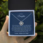 To Our Daughter Necklace | Life is tough, so are you | Necklace for Daughter | Necklace from Parents to Daughter | Daughter necklace