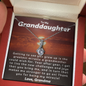 My Granddaughter Necklace - Thanks for being my miracle (162.al.45)