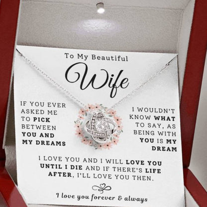 To My Beautiful Wife Necklace - My Dream (189.lk.029)