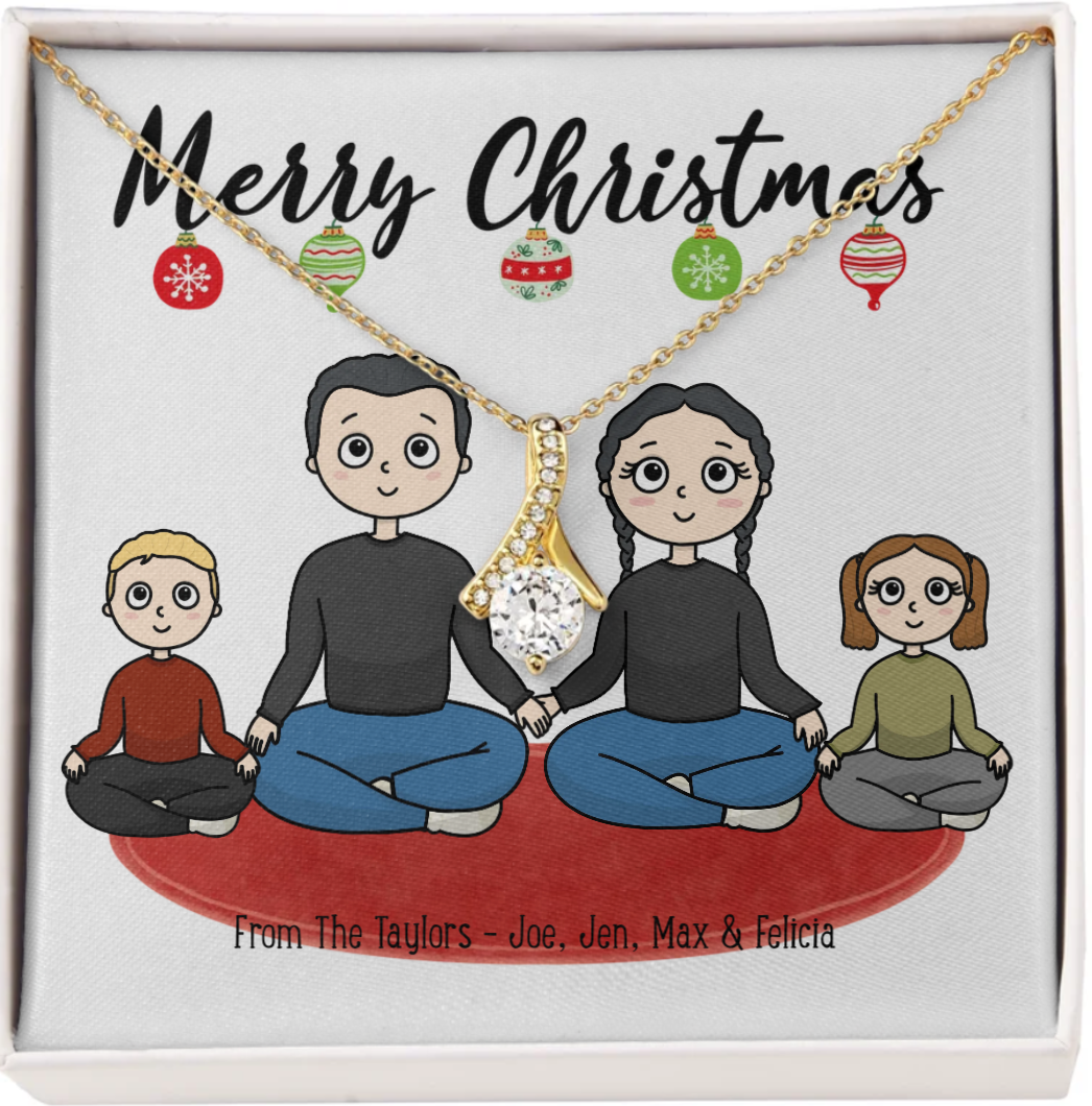 Merry Christmas from the Family - Alluring Beauty Necklace (fam.1.al)