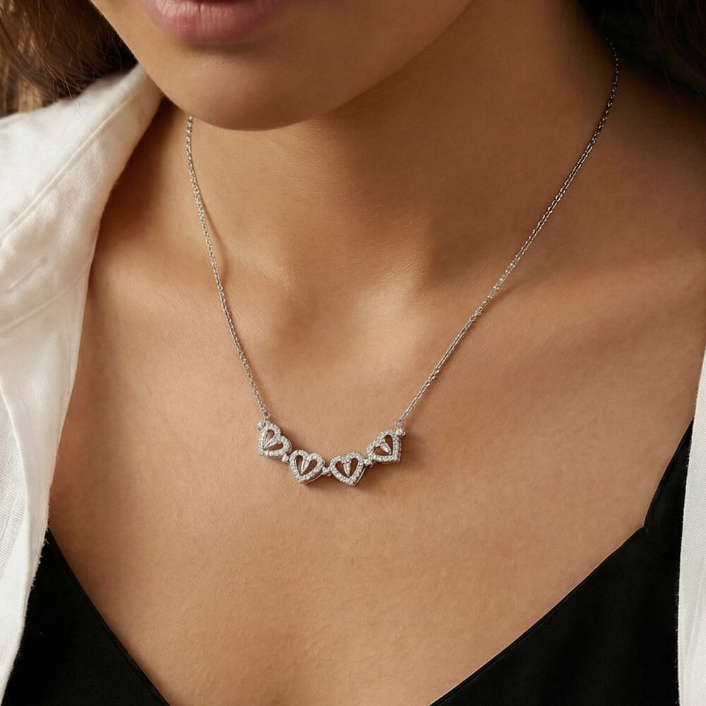 To Our Daughter Necklace From Mom & Dad – Our Love Will Follow You - Magnetic Hearts