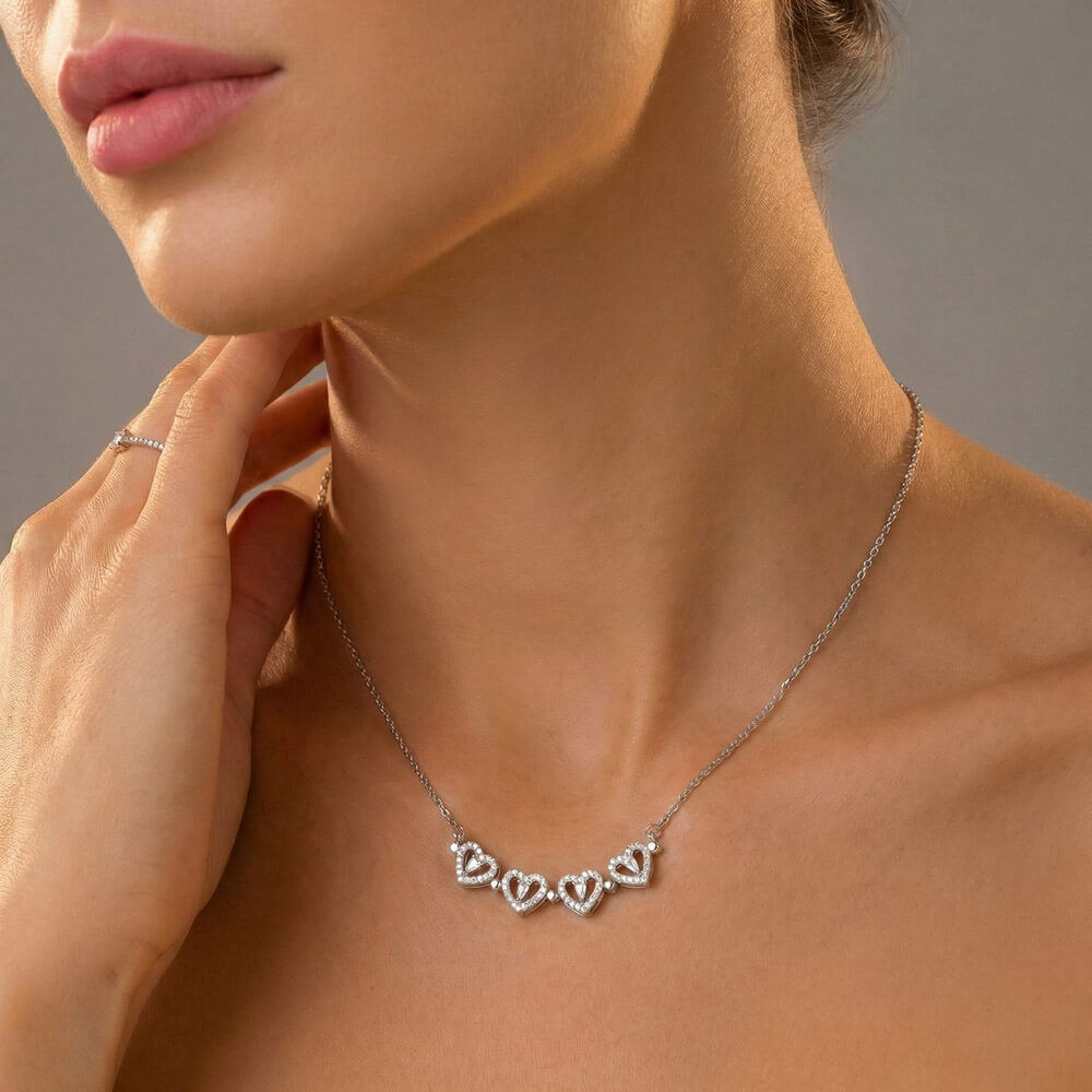 To Our Daughter Necklace From Mom & Dad – Our Love Will Follow You - Magnetic Hearts